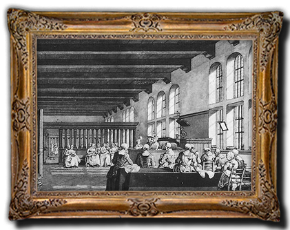 Gevangenen in het Spinhuis in Amsterdam