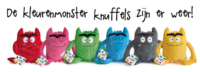 De kleurenmonster knuffels zijn er weer!