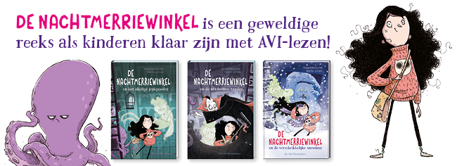 De nachtmerriewinkel-serie, ideaal na AVI-lezen!