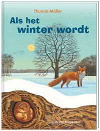 Als het winter wordt, kartonboek met flapjes