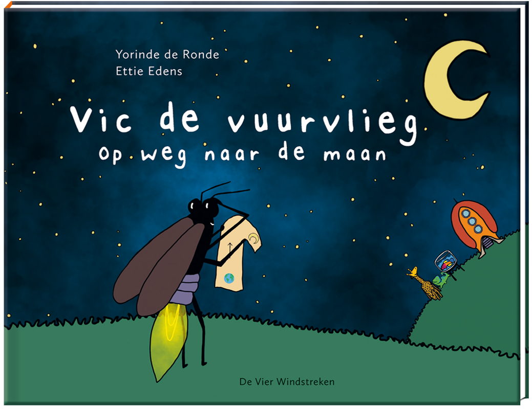 Vic de Vuurvlieg op weg naar de maan