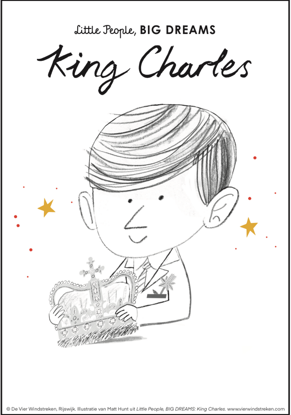 Kleurplaat King Charles